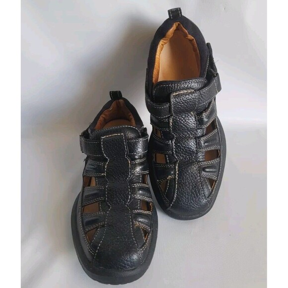 Dr Comfort Fisherman Men Therapeutic Diabetic Extra Depth Leather Sandal Sz 6.5 main image 5